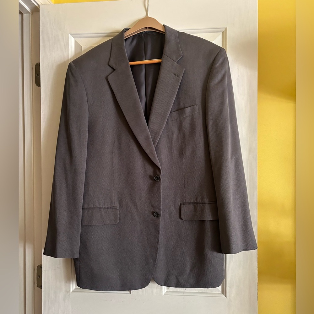 Jones New York Gray Sport Coat Classic Tailoring